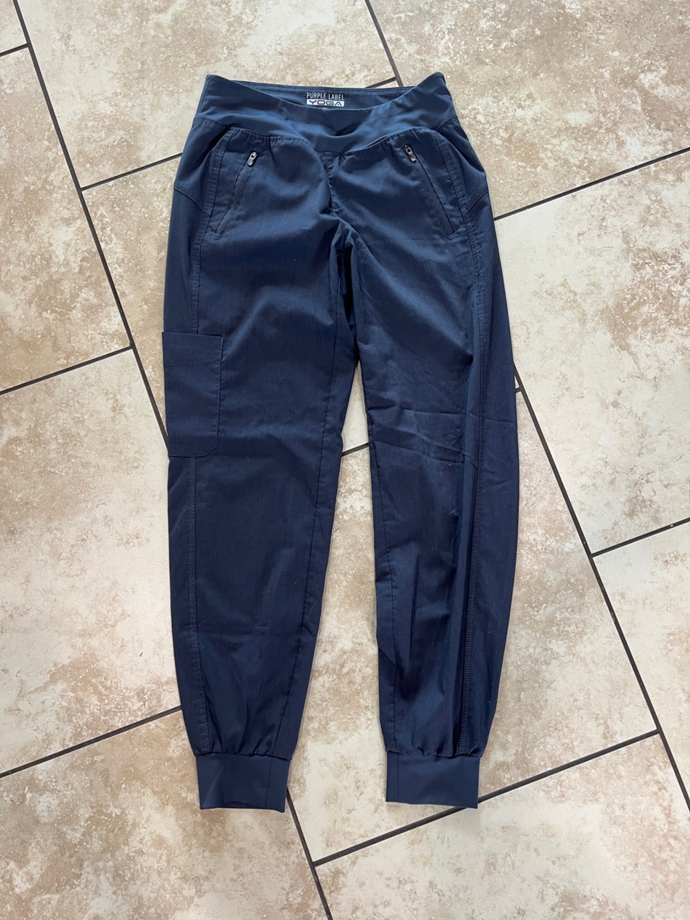 Dark Grey Purple Label Yoga Pants